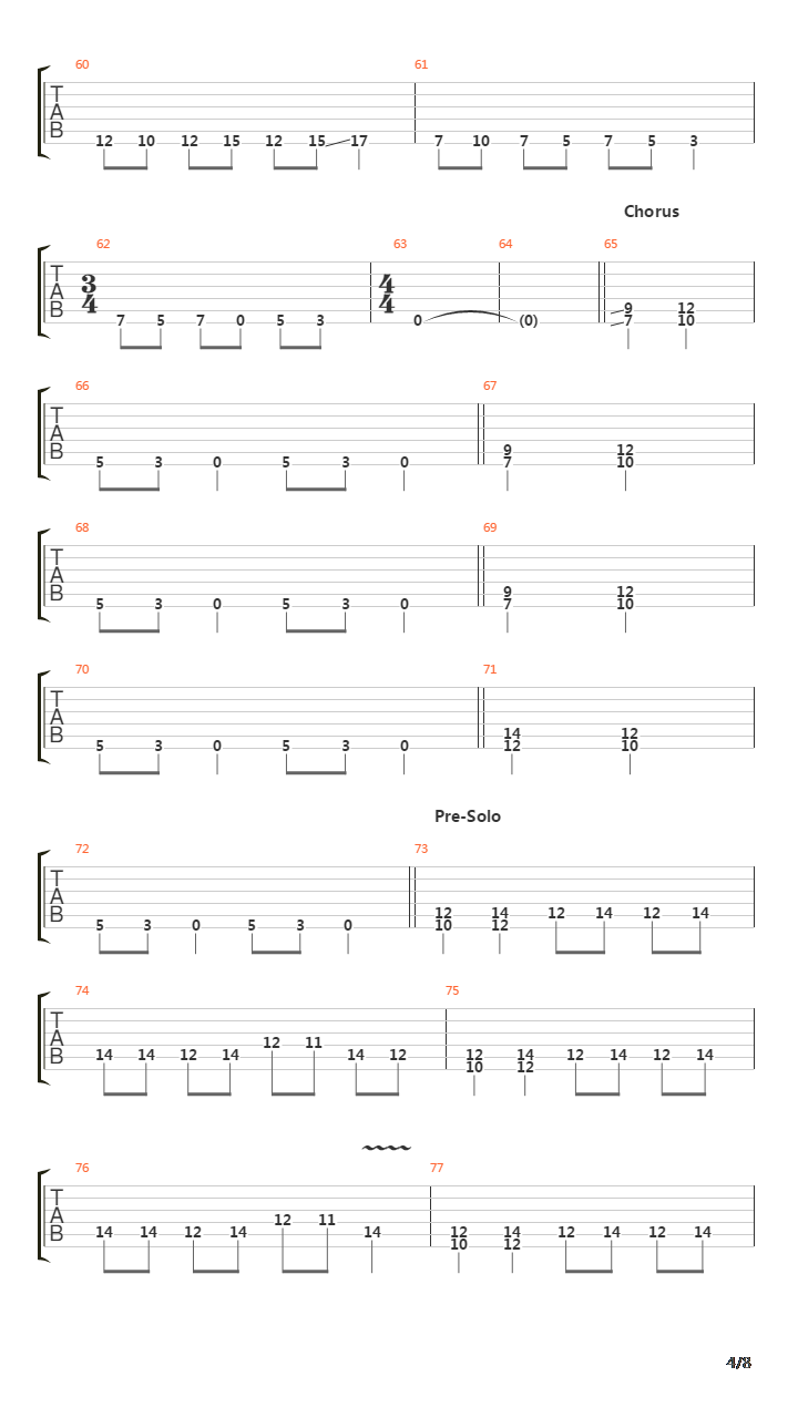 The Worm吉他谱