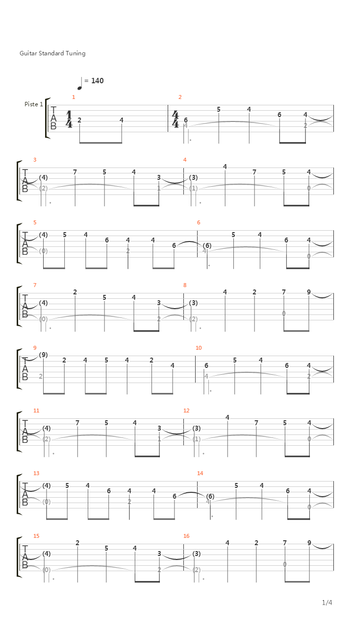 东方妖妖梦 - 幽灵乐团(Phantom Ensemble)吉他谱