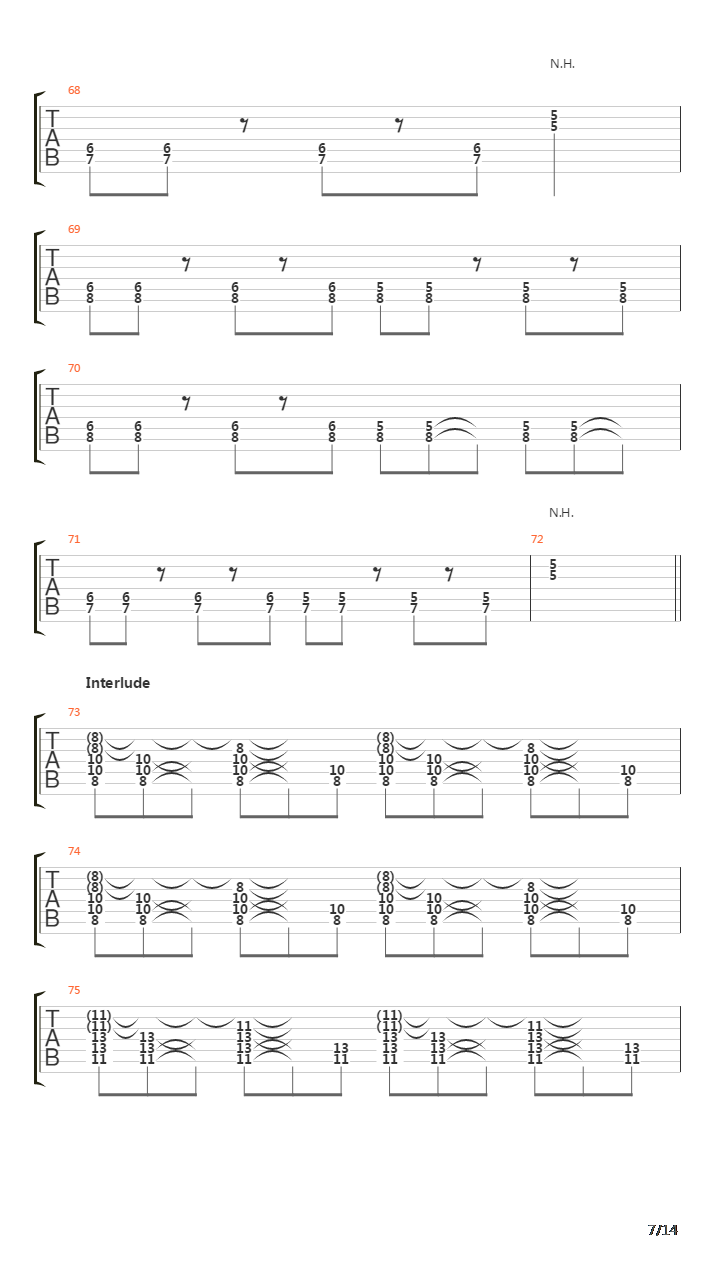 Nieboga Czarny Xiadz吉他谱