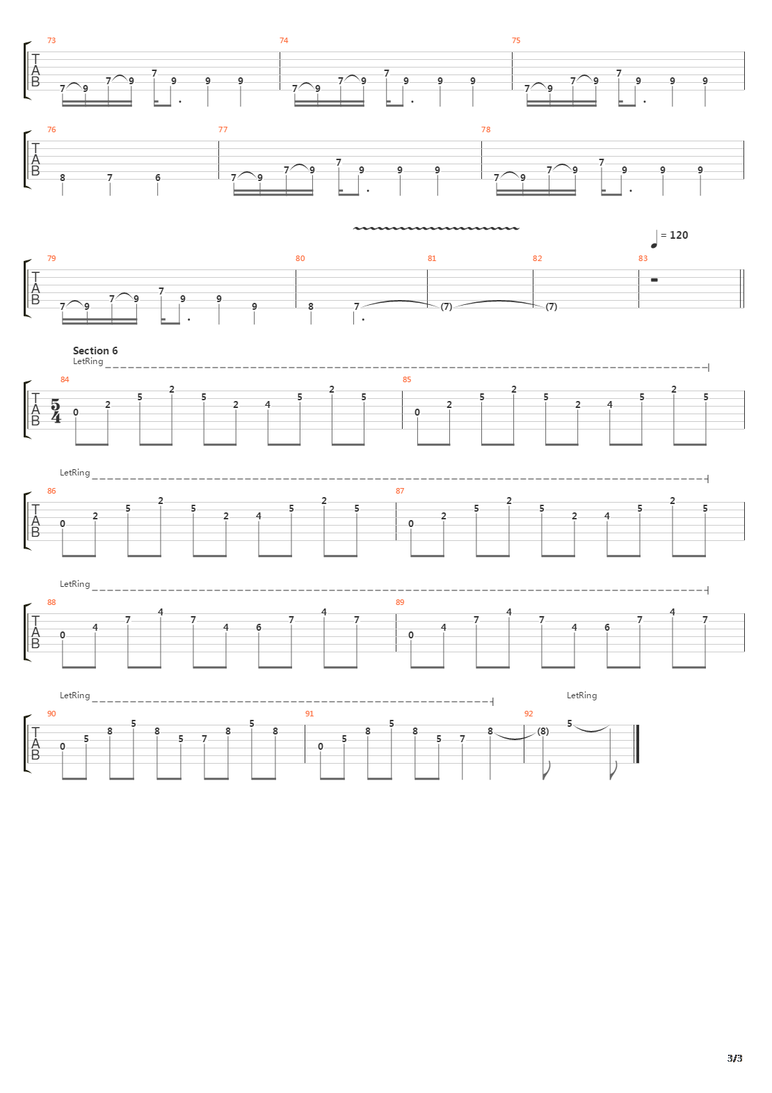 S 17吉他谱