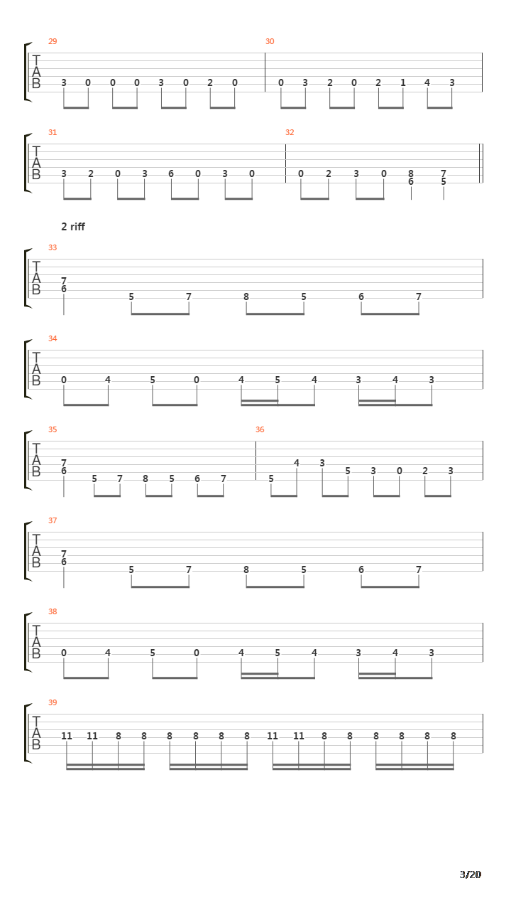 Sarcophagic Frenzy吉他谱