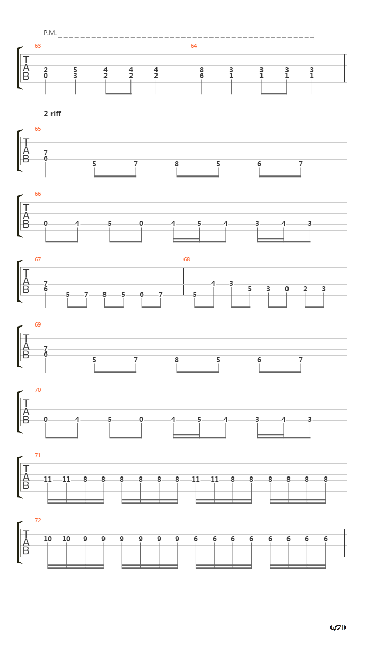 Sarcophagic Frenzy吉他谱