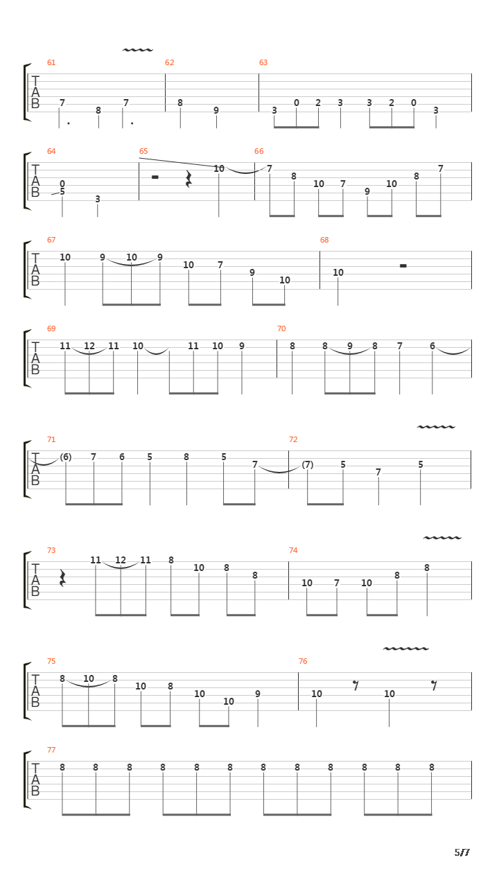 Mabel吉他谱