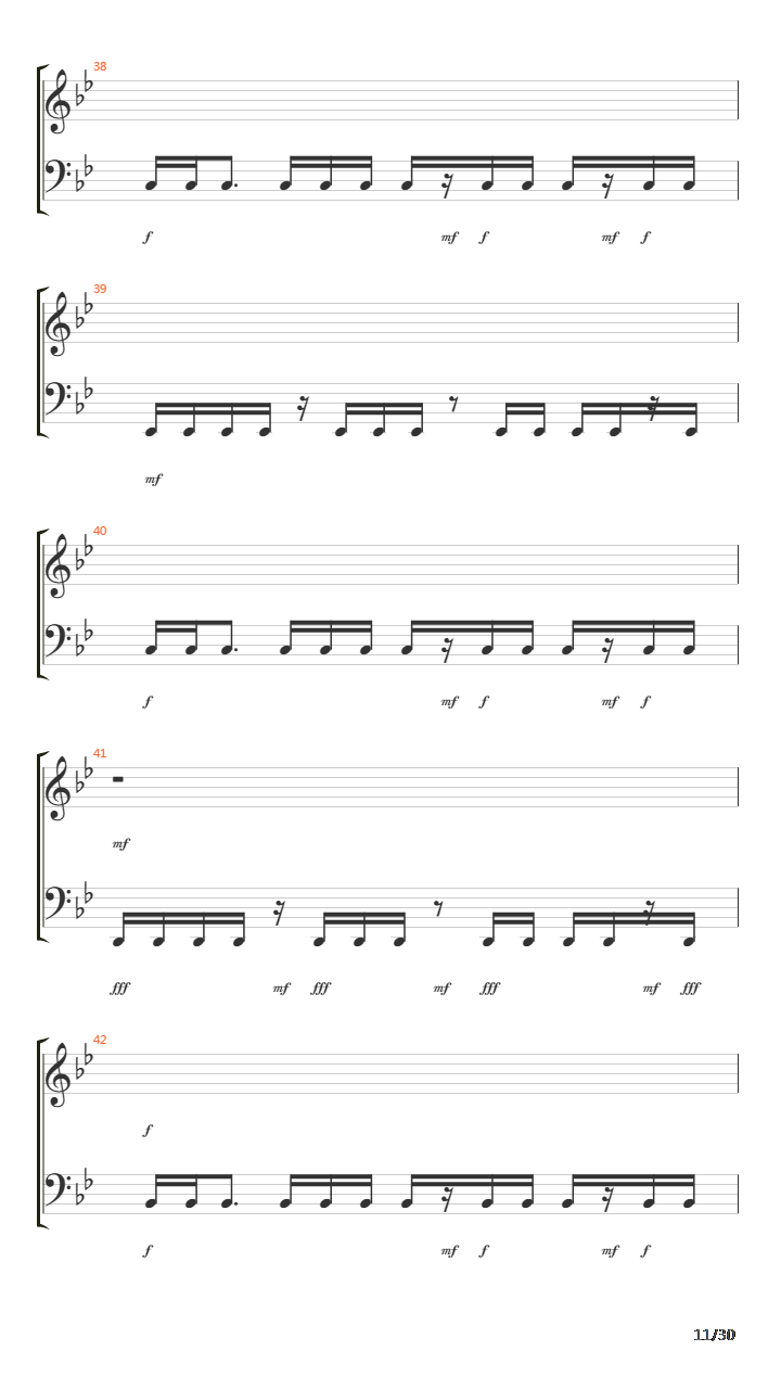 Lost Not Forgotten吉他谱