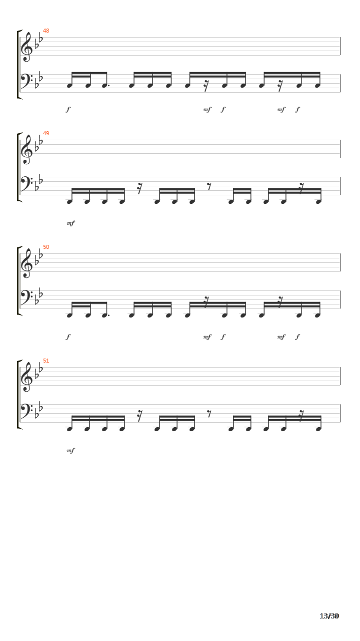 Lost Not Forgotten吉他谱