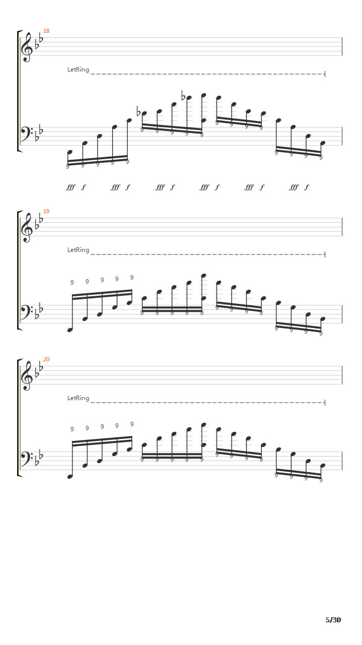 Lost Not Forgotten吉他谱