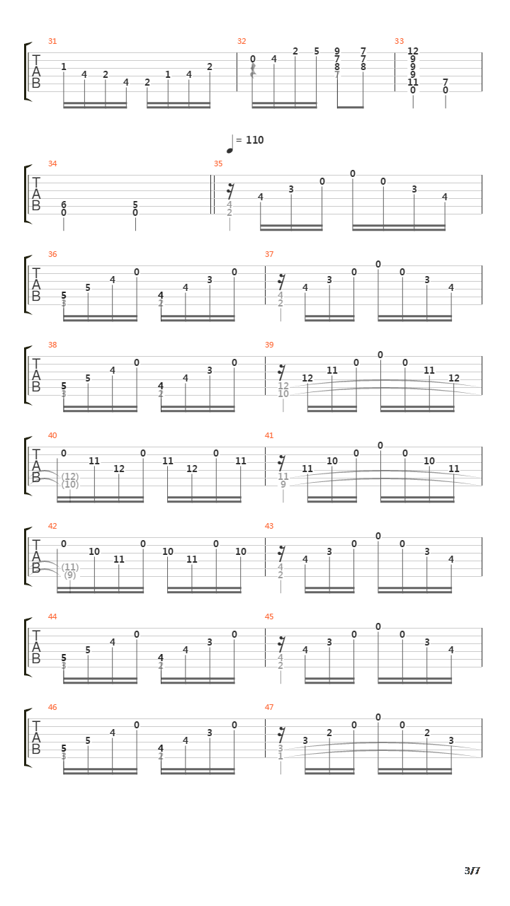 Prelude No 2吉他谱