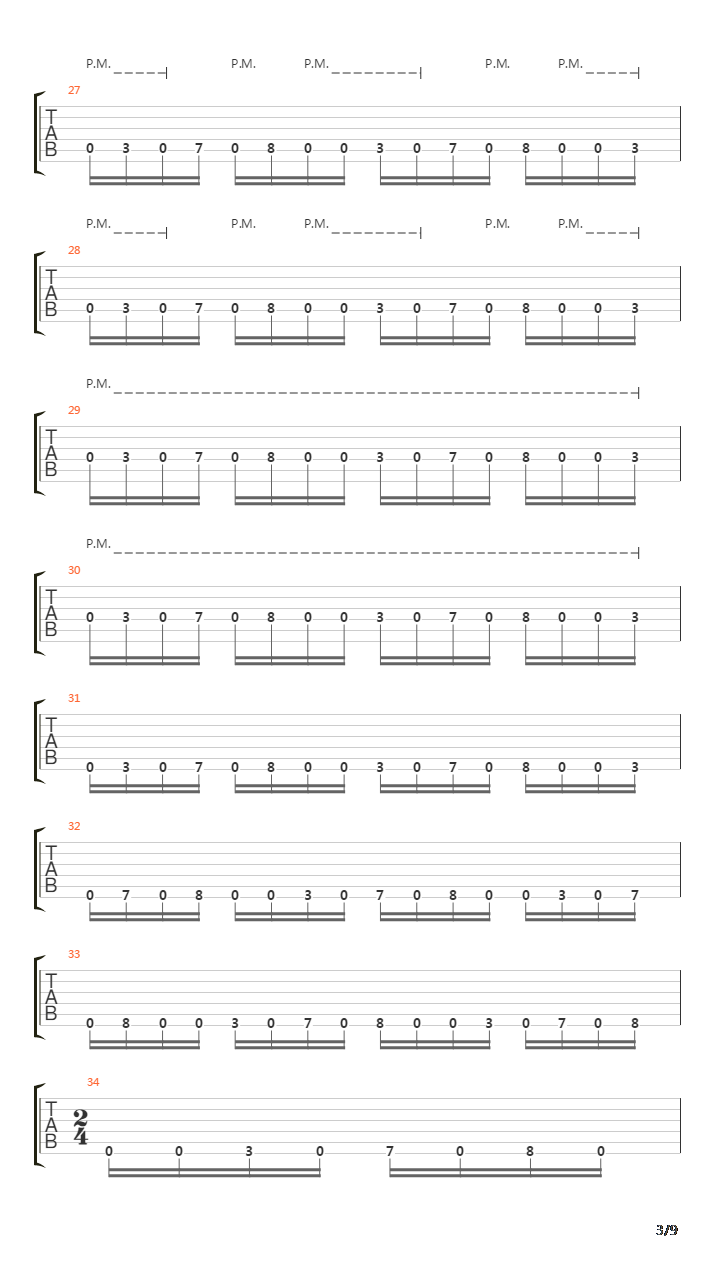 In Plain View吉他谱