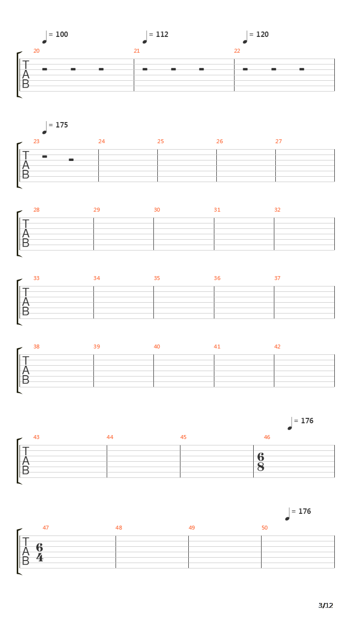 End Of The Beginning吉他谱