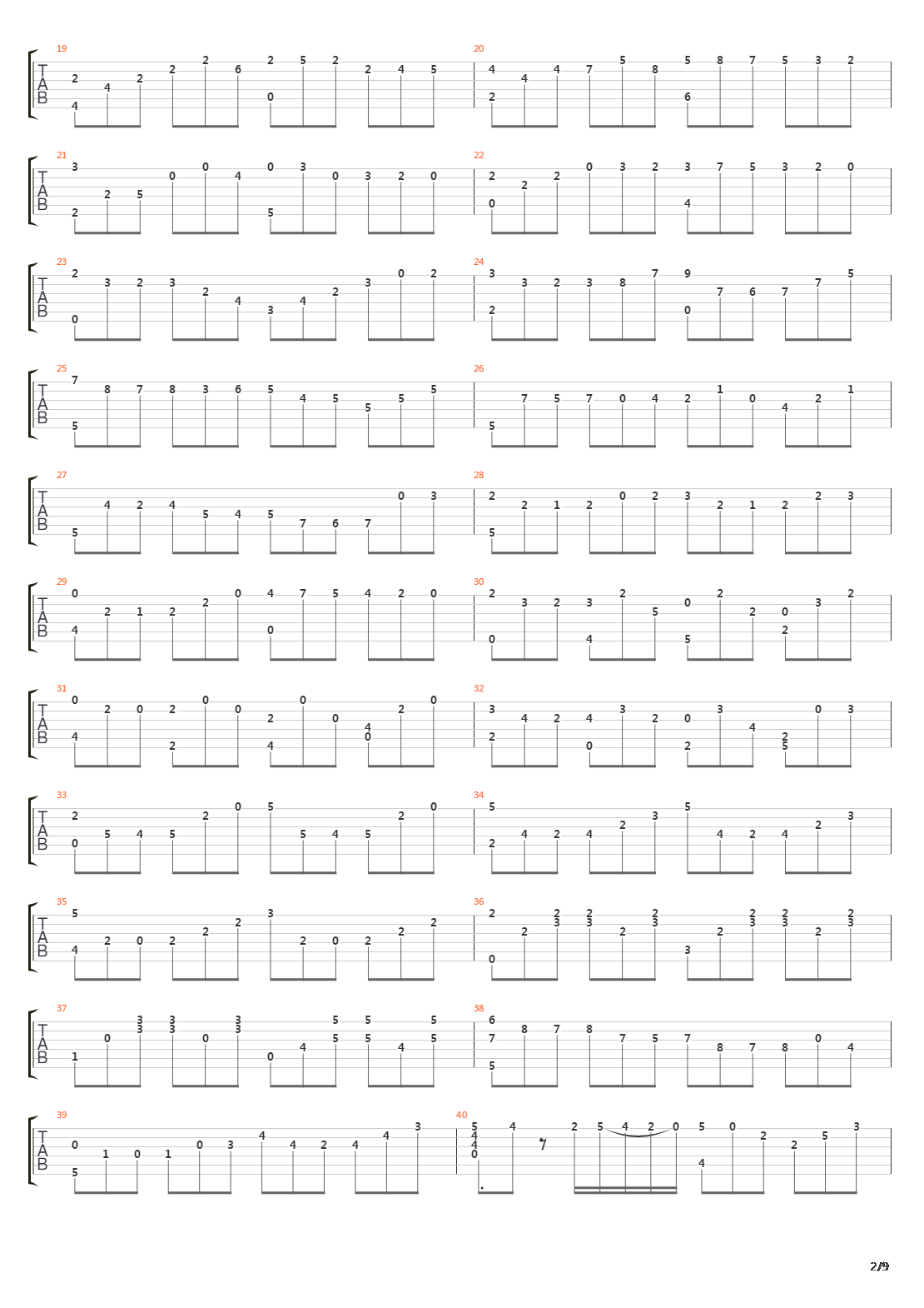 Prelude Fugue And Allegro In D吉他谱