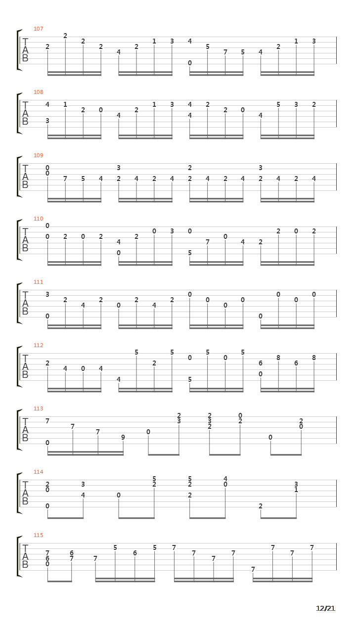 Prelude Fugue And Allegro In D吉他谱