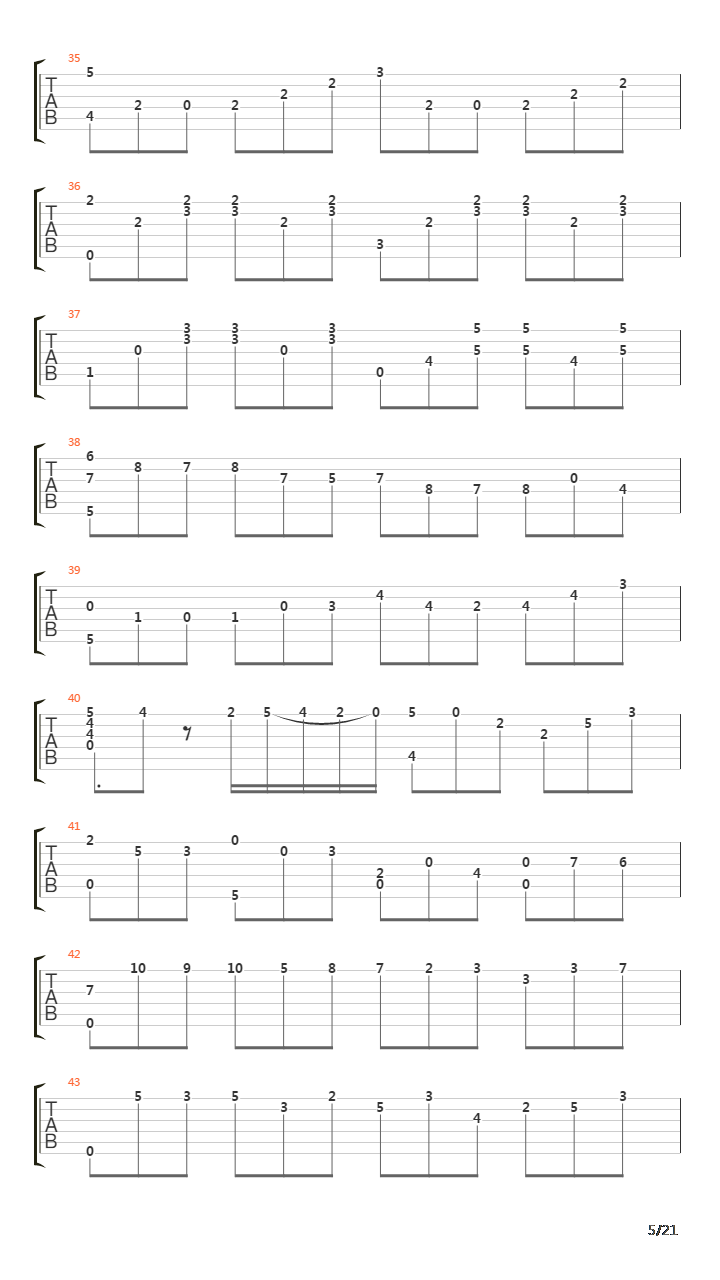 Prelude Fugue And Allegro In D吉他谱