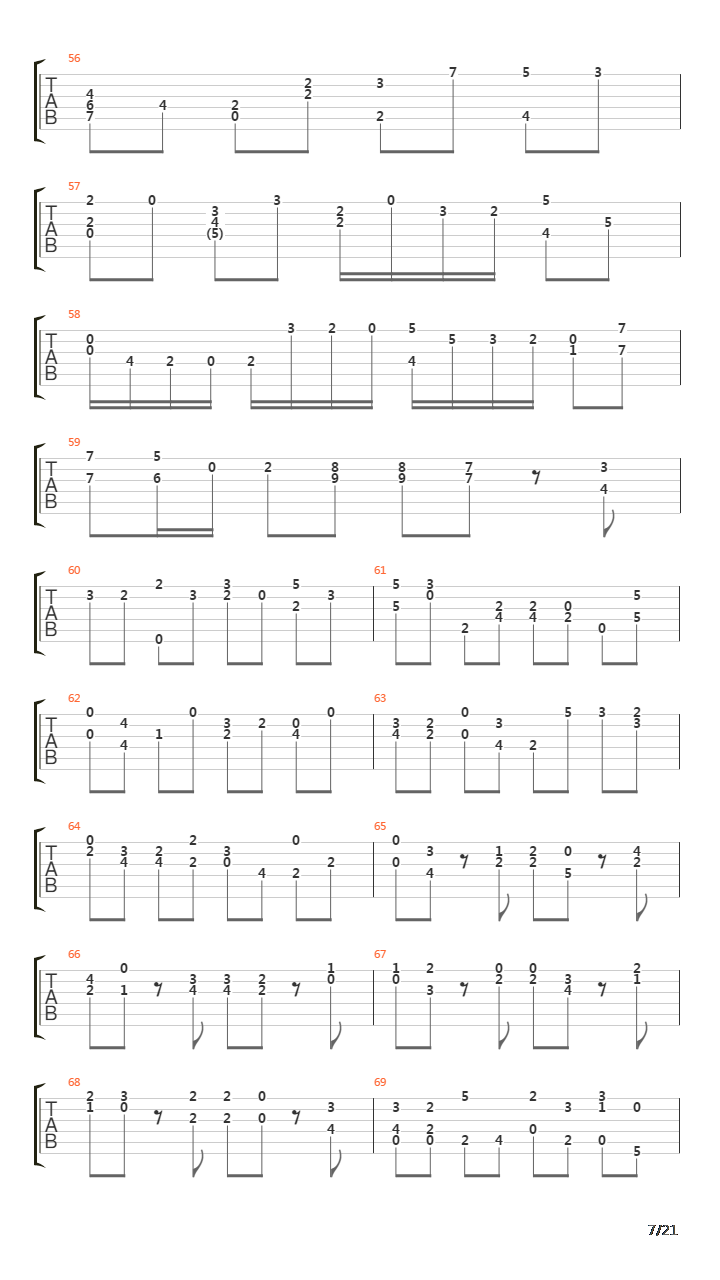 Prelude Fugue And Allegro In D吉他谱