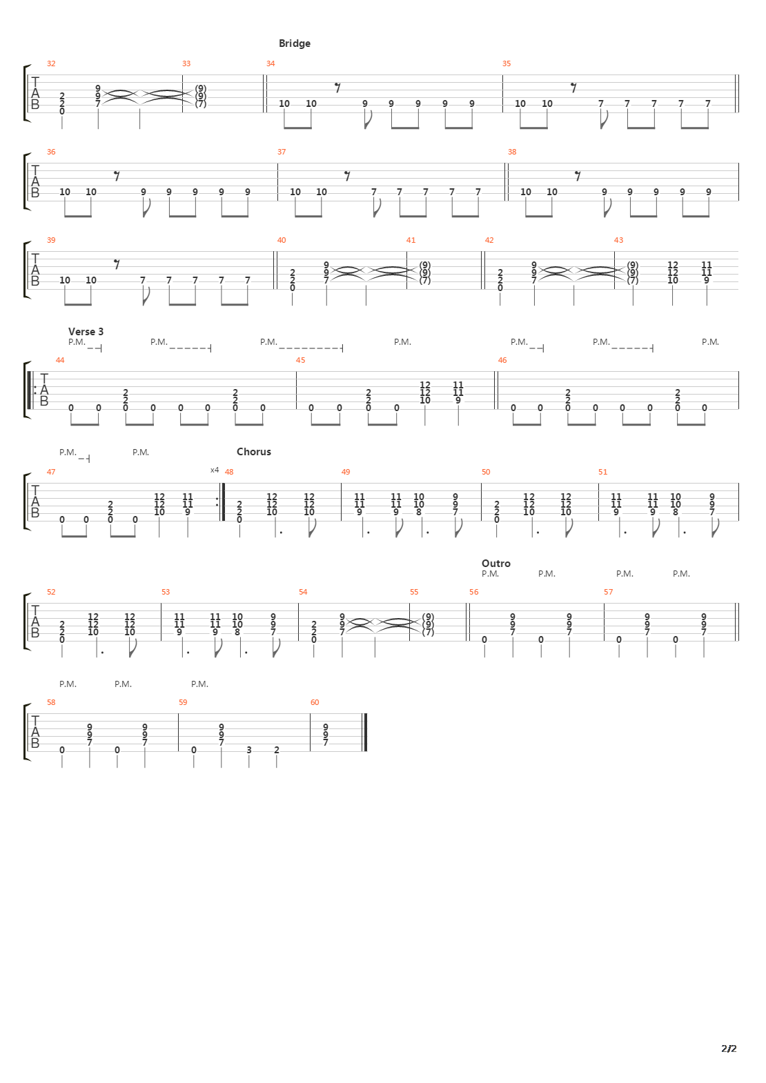 Warsaw吉他谱