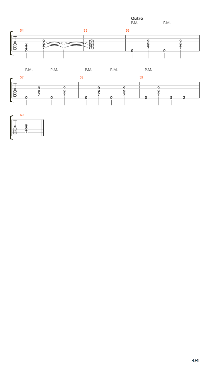 Warsaw吉他谱