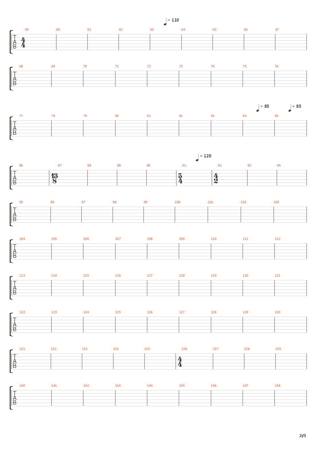 Run Of The Mill吉他谱