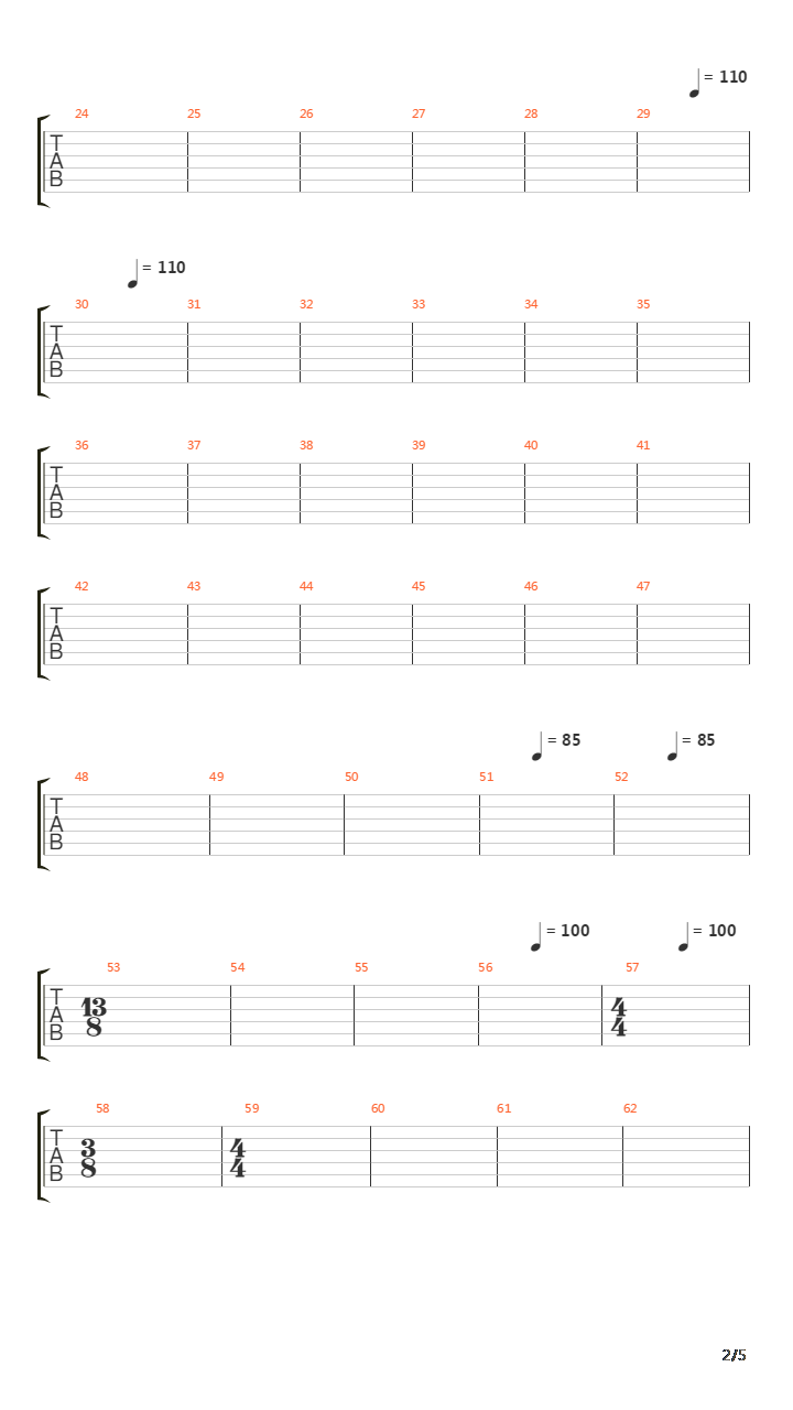 Run Of The Mill吉他谱