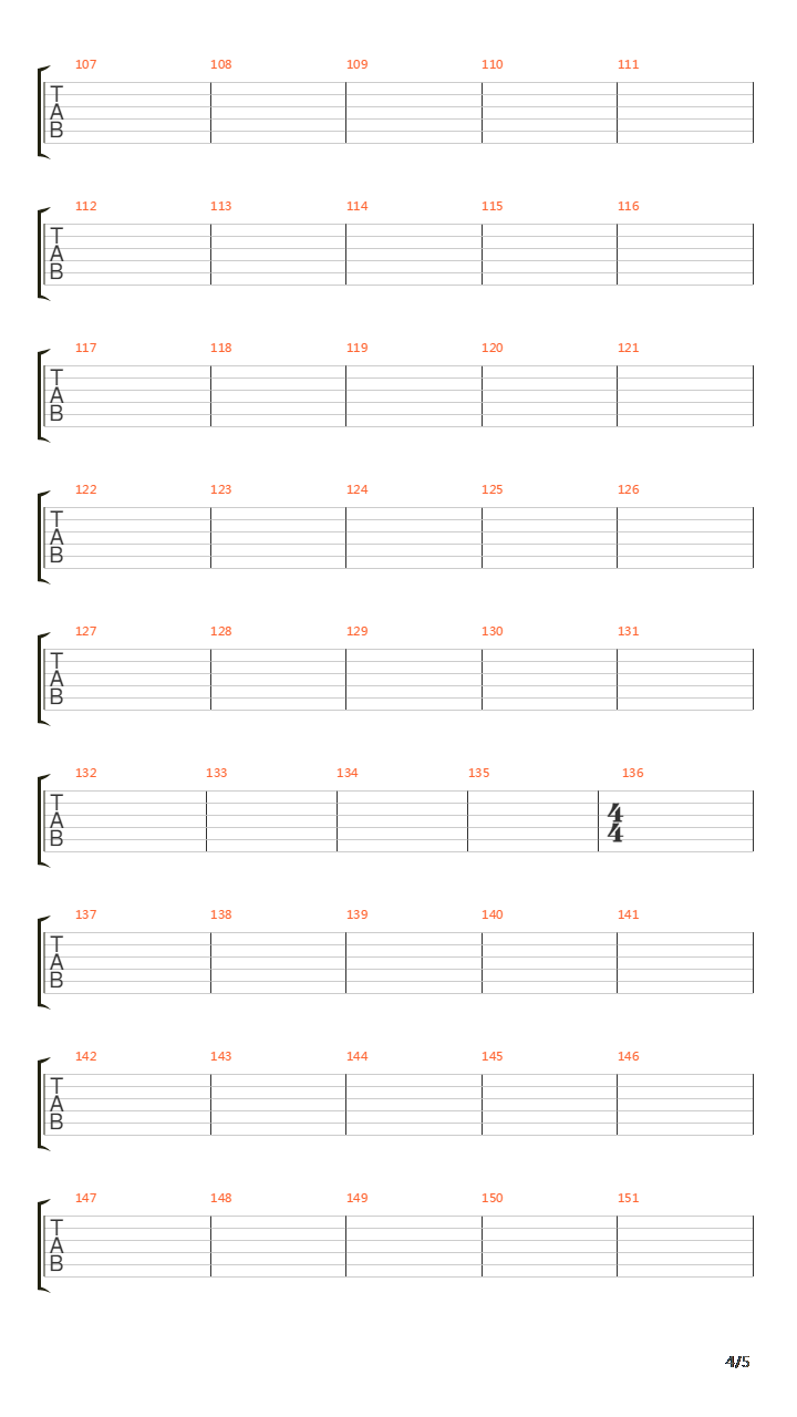 Run Of The Mill吉他谱