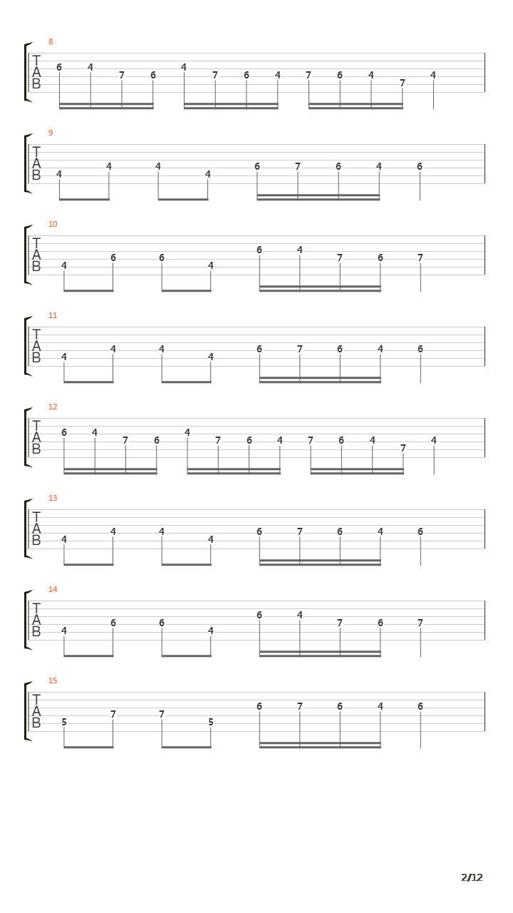 The Fourth Legacy吉他谱