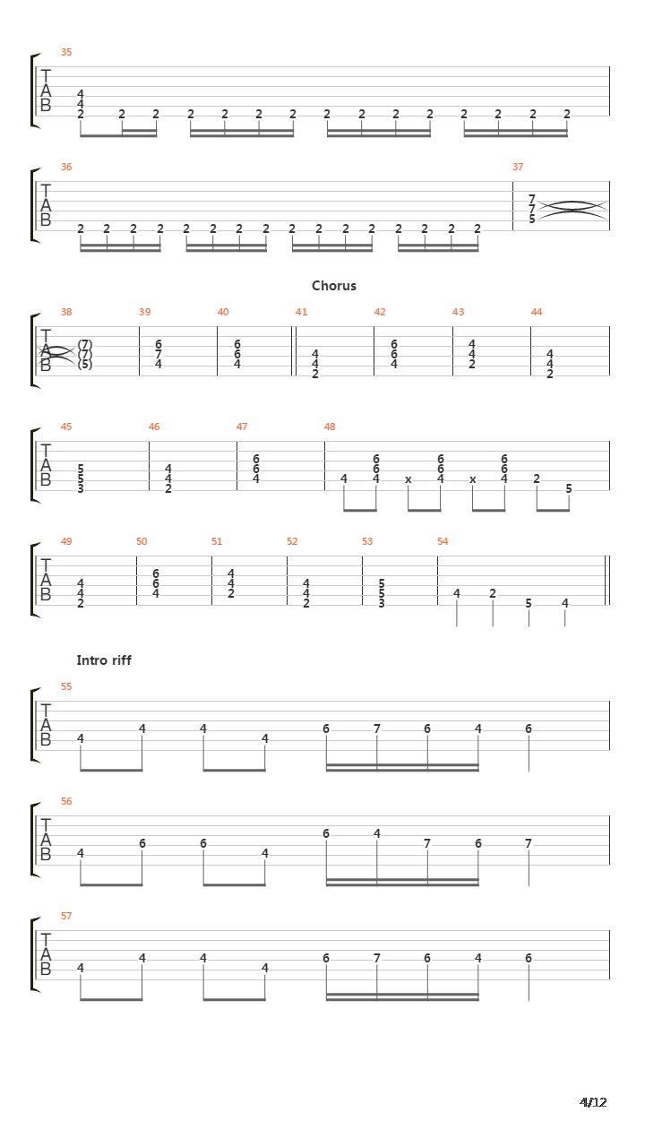 The Fourth Legacy吉他谱