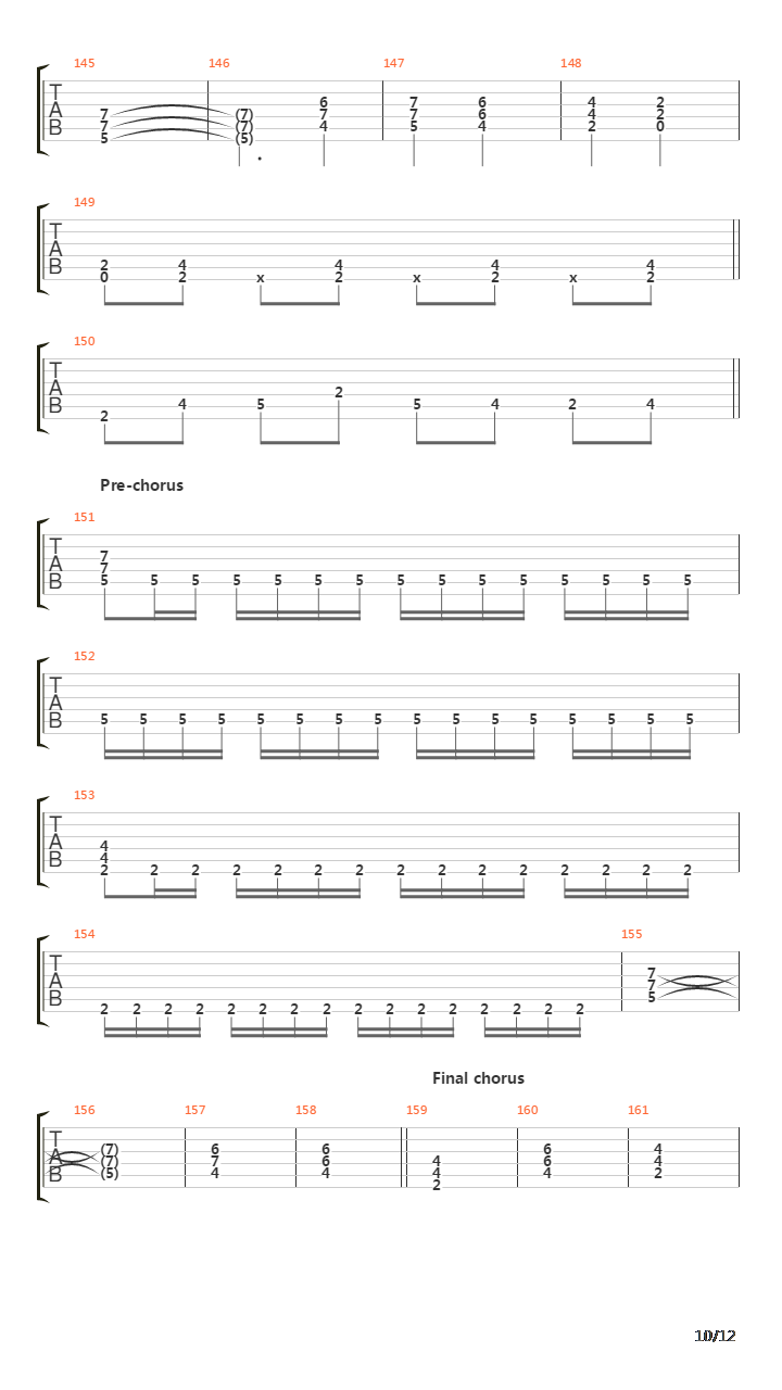 The Fourth Legacy吉他谱