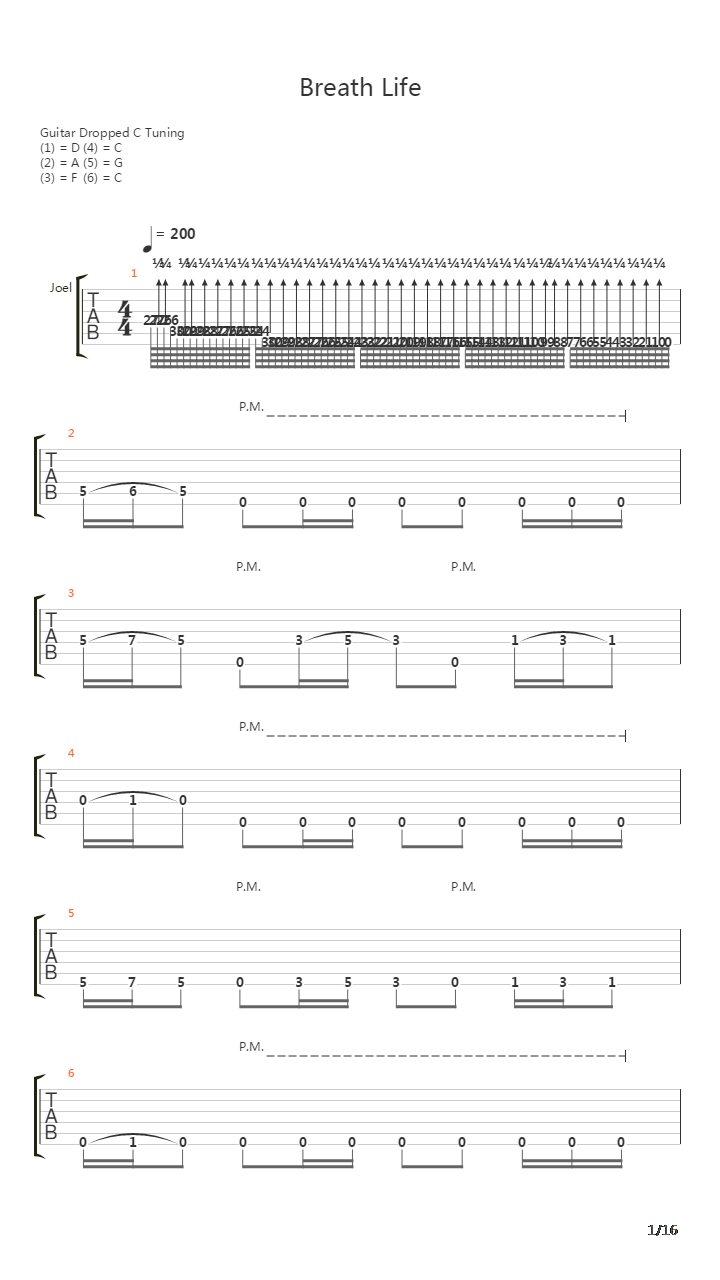 Breathe Life吉他谱
