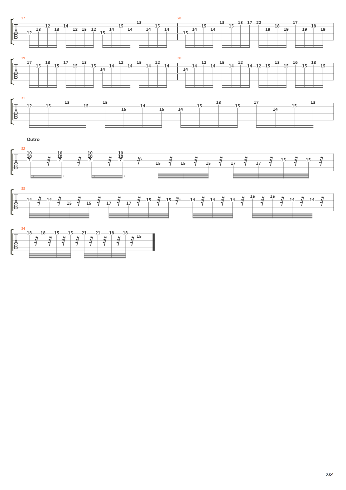 Final Bowser吉他谱