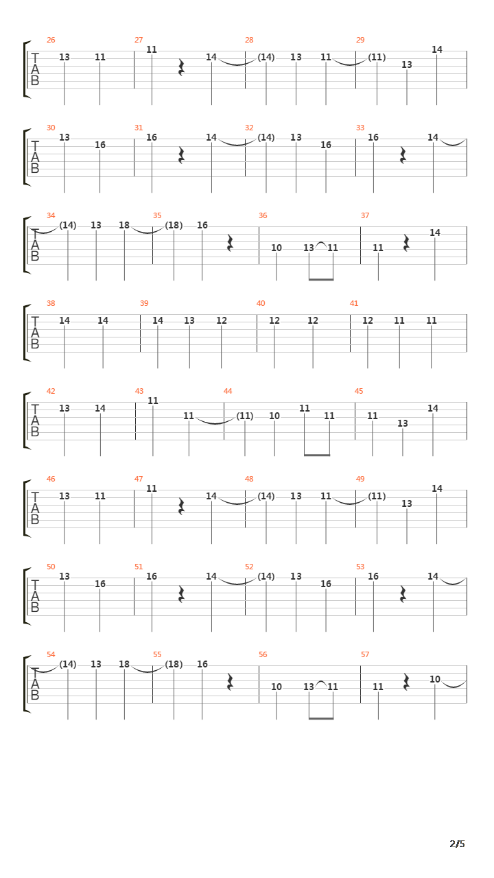 Moonlight Sonata - 2Nd Movement Op 27 No 2吉他谱