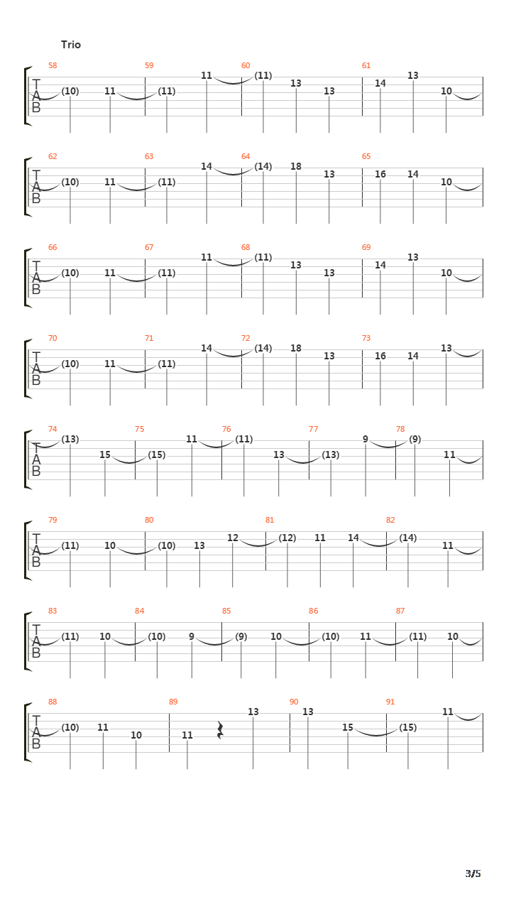 Moonlight Sonata - 2Nd Movement Op 27 No 2吉他谱