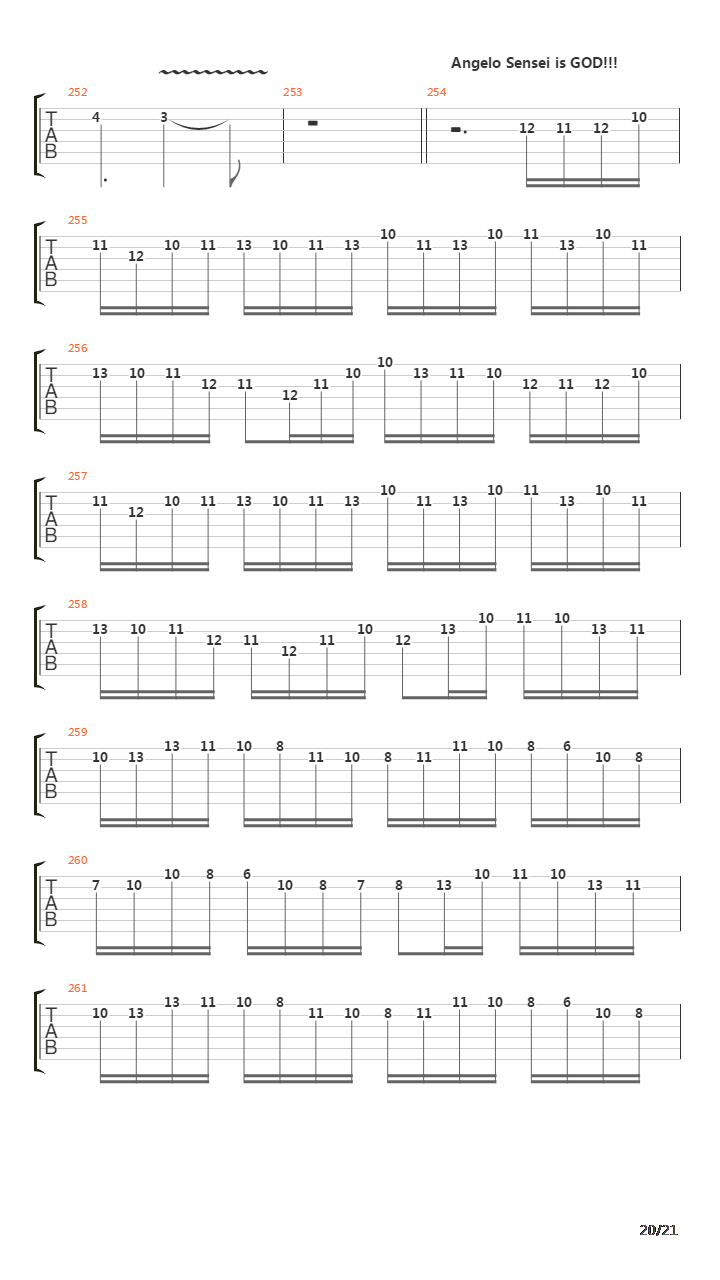 Burn吉他谱