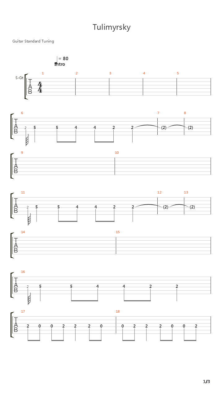 Tulimyrsky吉他谱