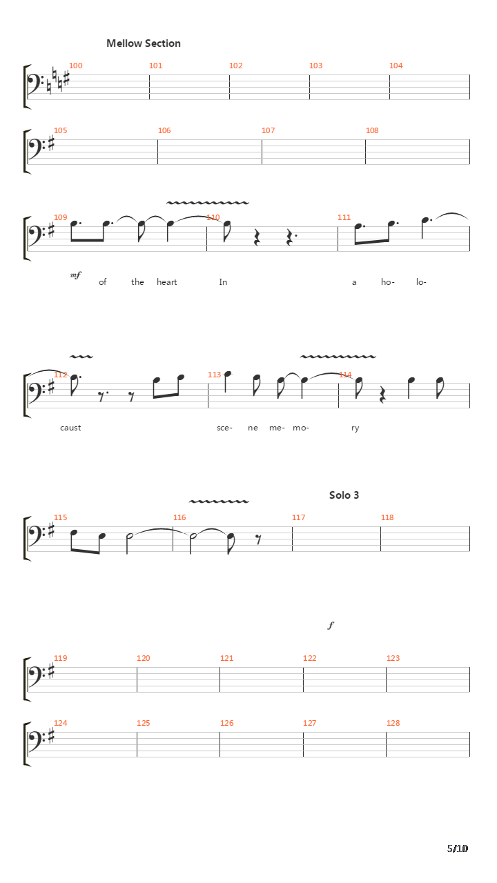 Beneath The Mire吉他谱