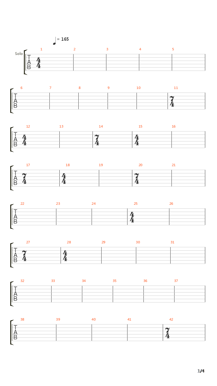 Alpha吉他谱