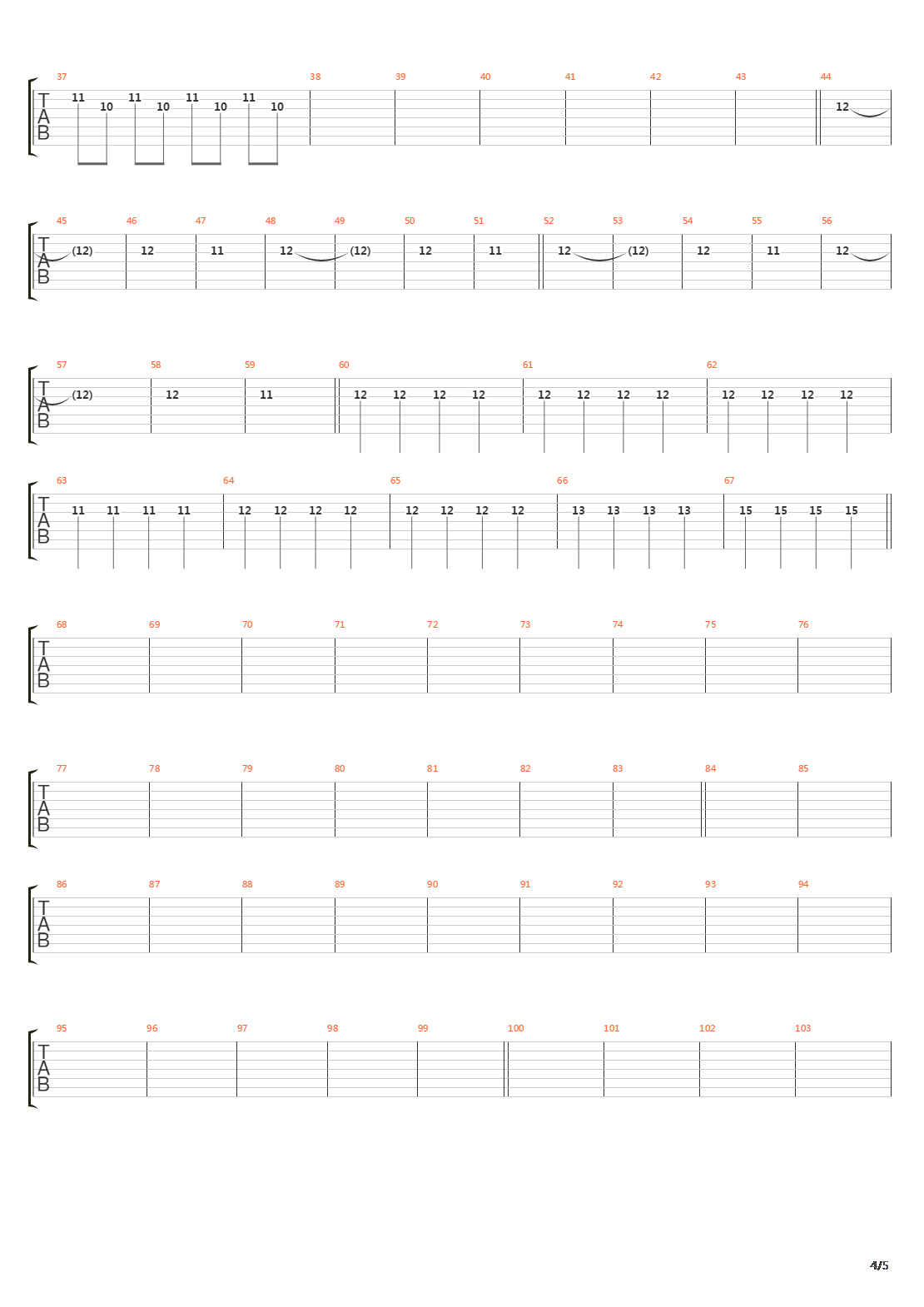 The Scourge吉他谱