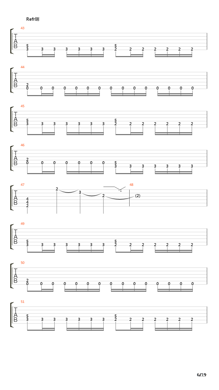 Invisible Horizons吉他谱