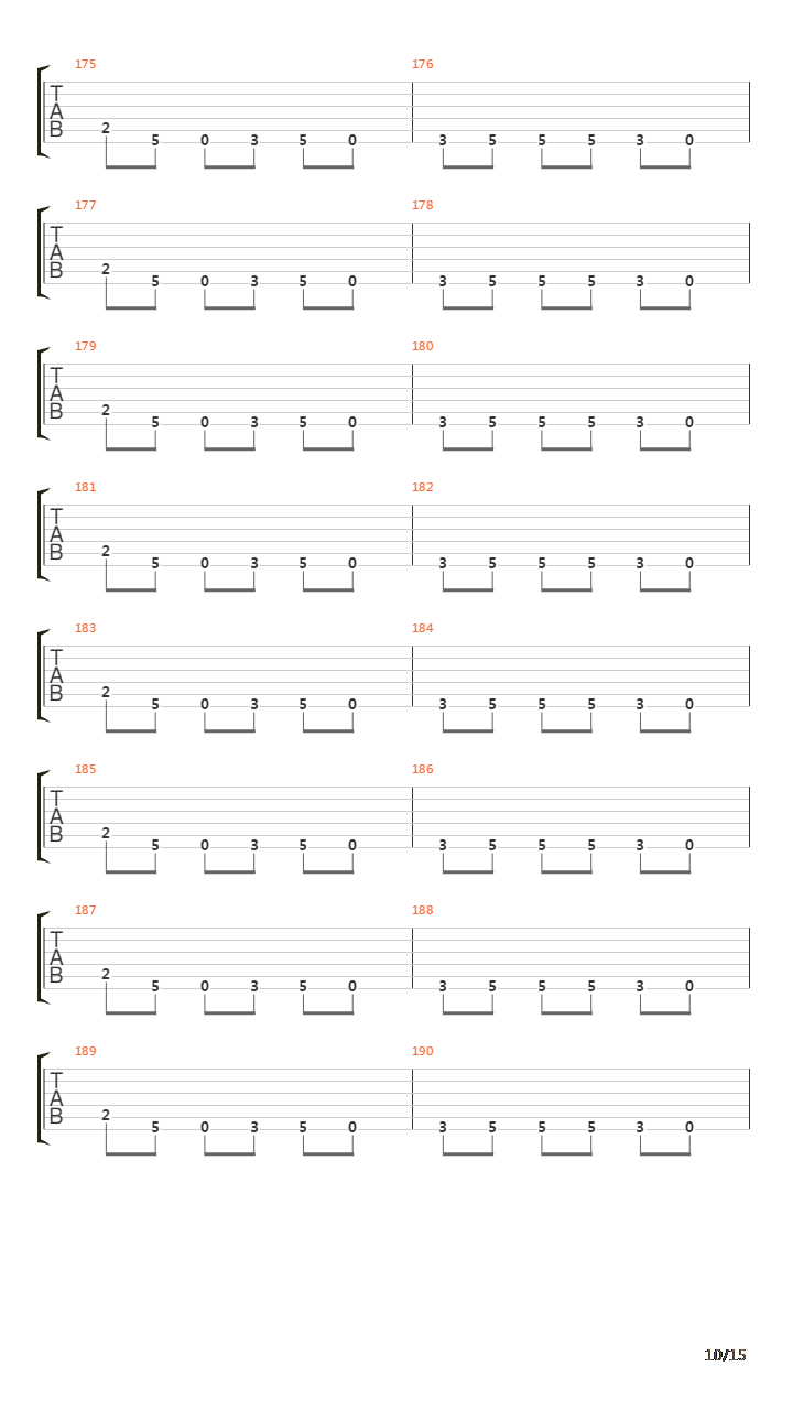 Zero Visibility吉他谱