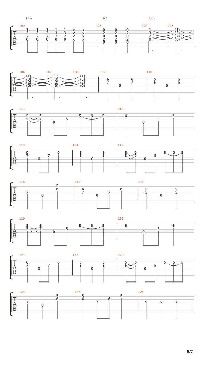 La Salle Des Pas Perdus吉他谱