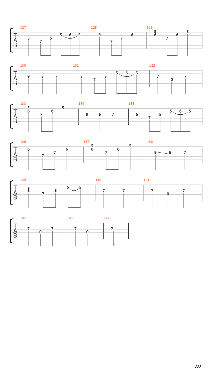 La Salle Des Pas Perdus吉他谱