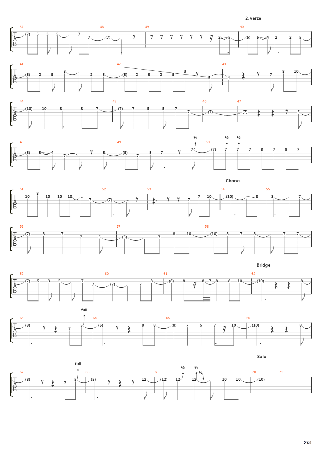 Avalon吉他谱