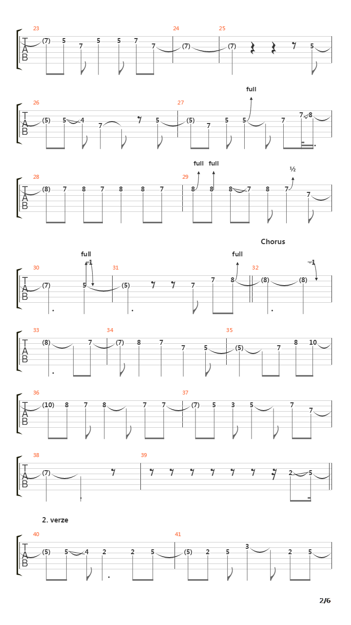 Avalon吉他谱