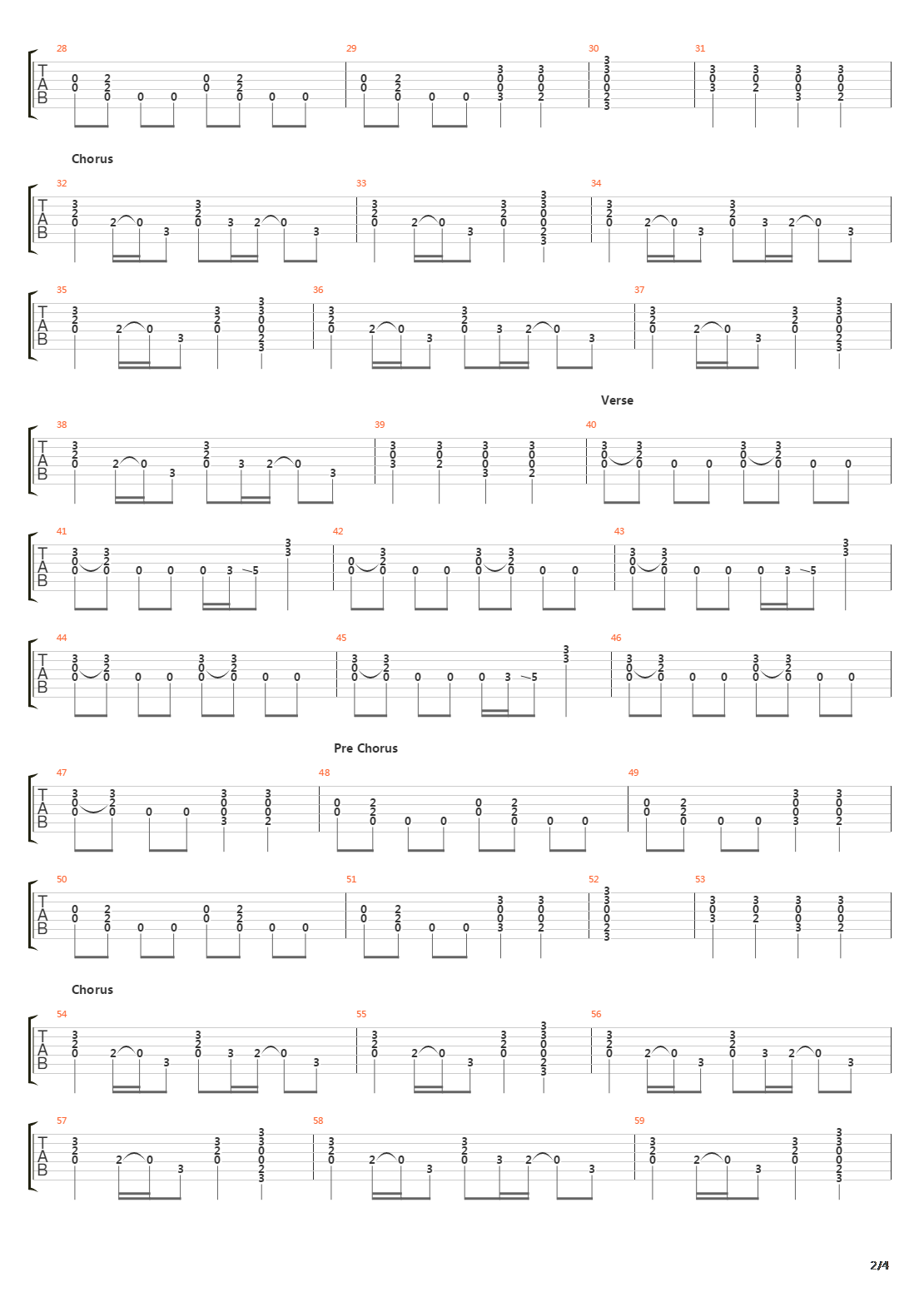 Avalon吉他谱