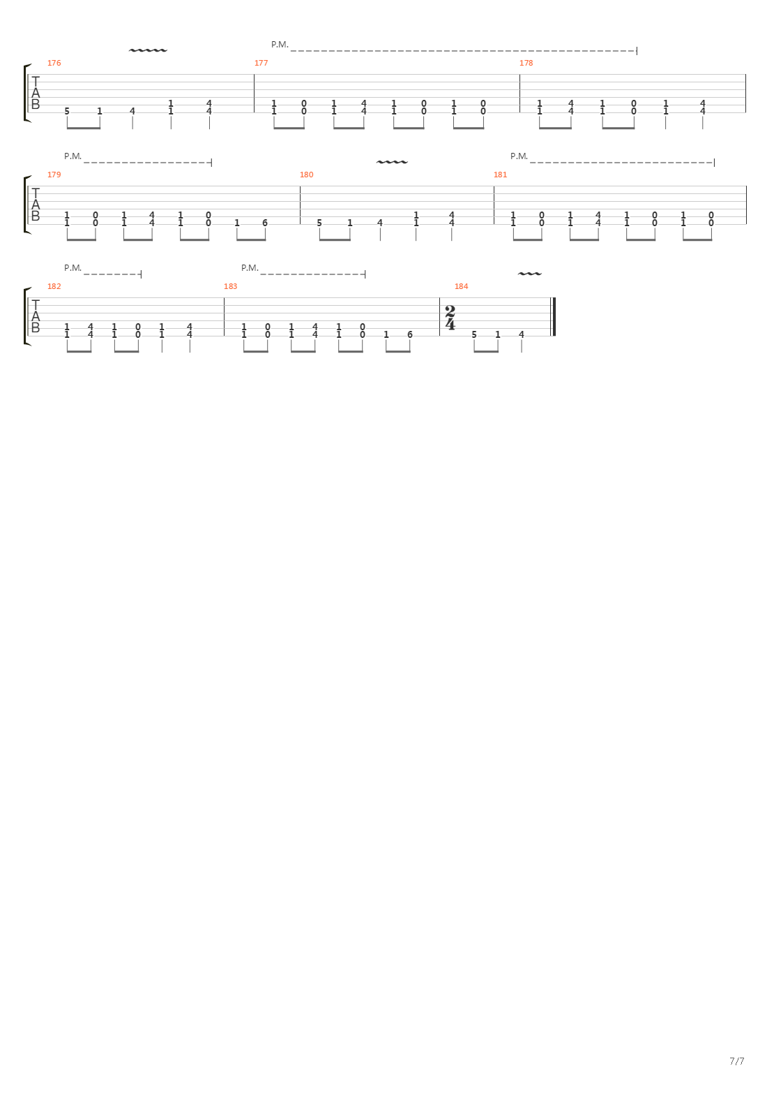 Lech吉他谱