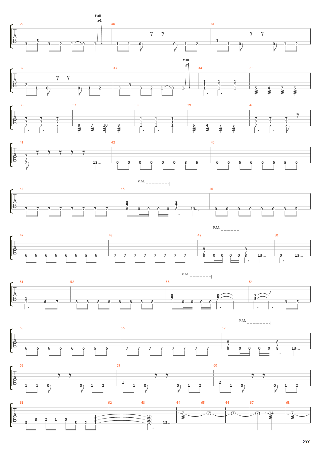 Nomadic吉他谱