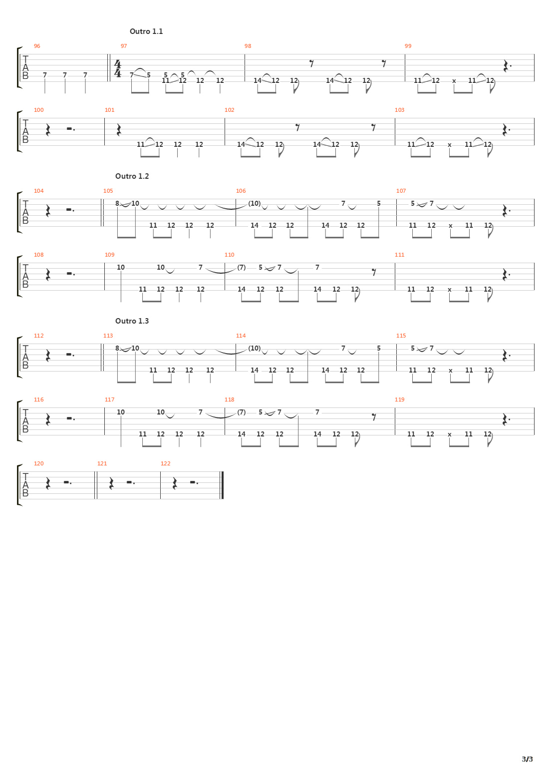 Vermilion Part 2吉他谱