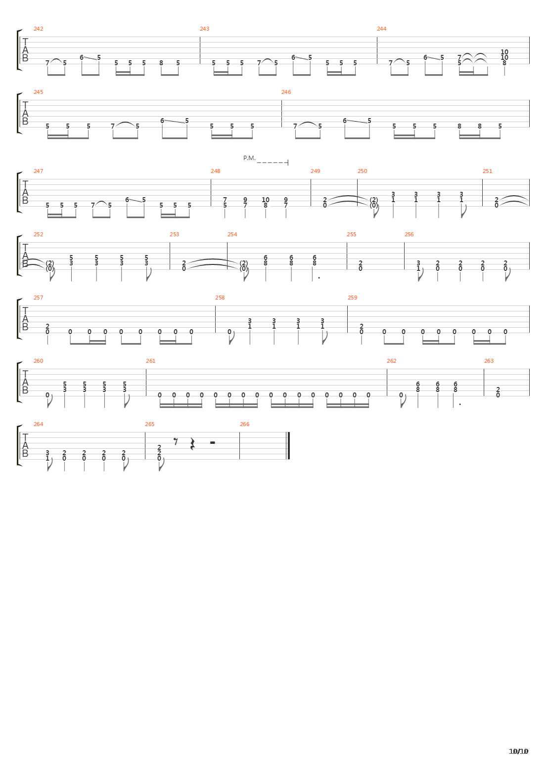 The Formation Of Damnation吉他谱