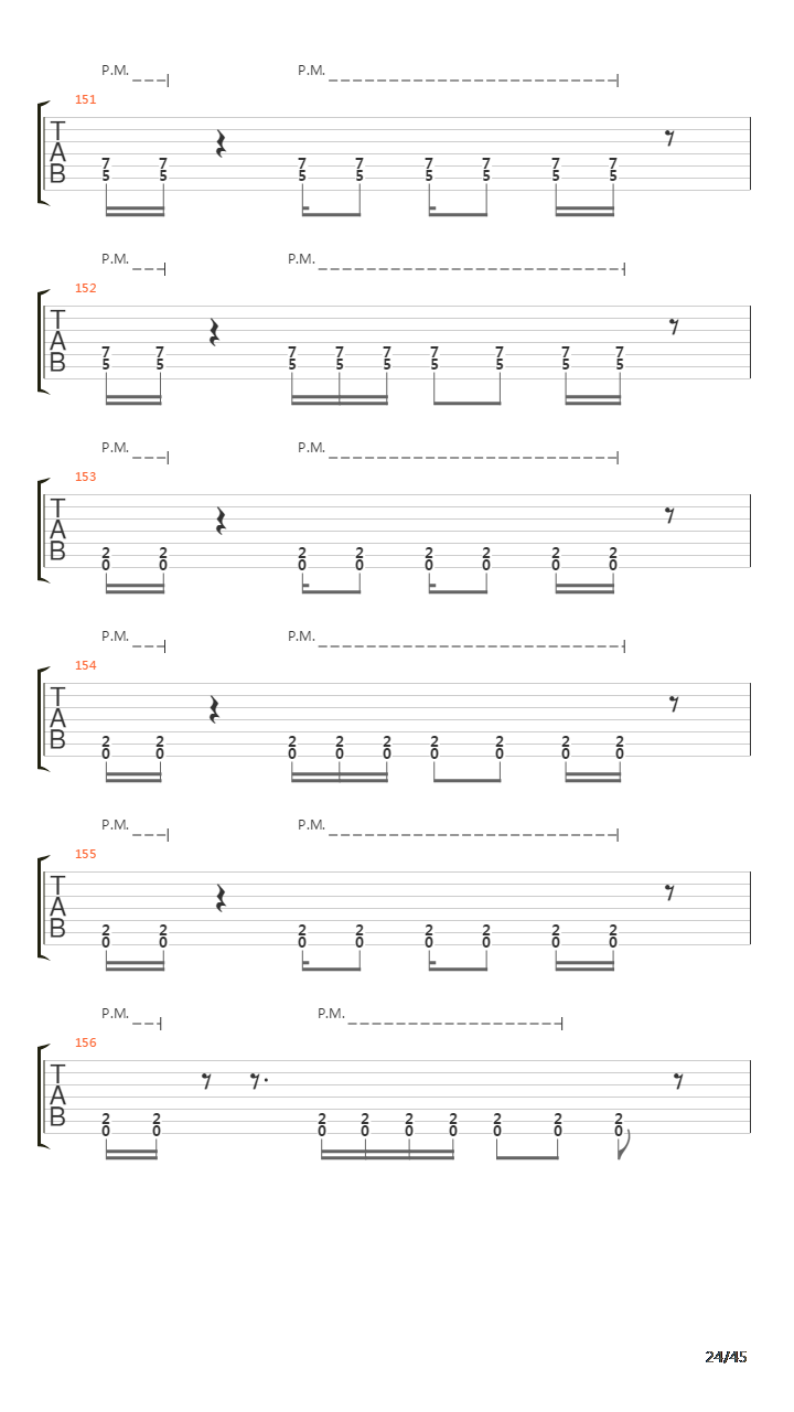 The Crusade吉他谱