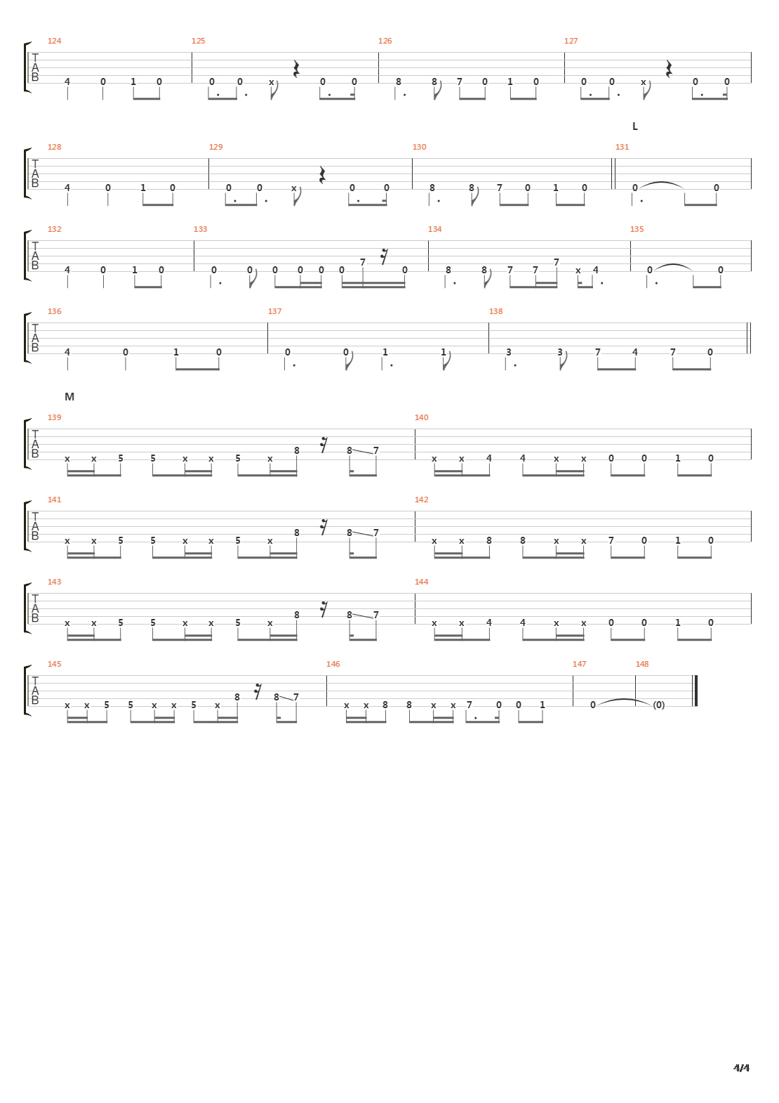 Bottom Of The Death Valley吉他谱