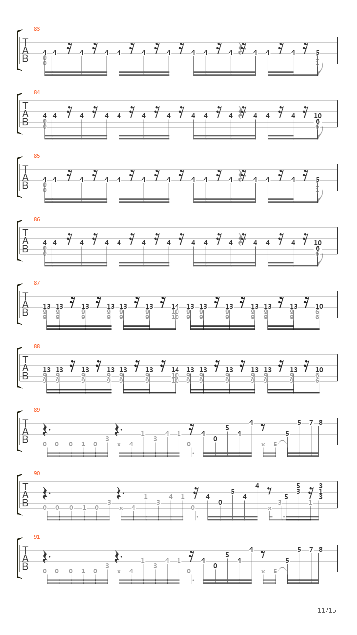 Acoustimetallus Plectrus吉他谱