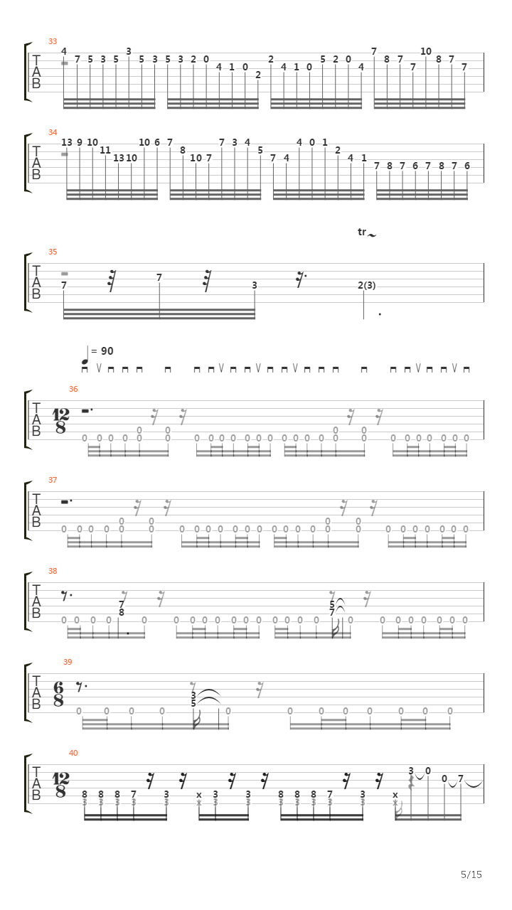 Acoustimetallus Plectrus吉他谱