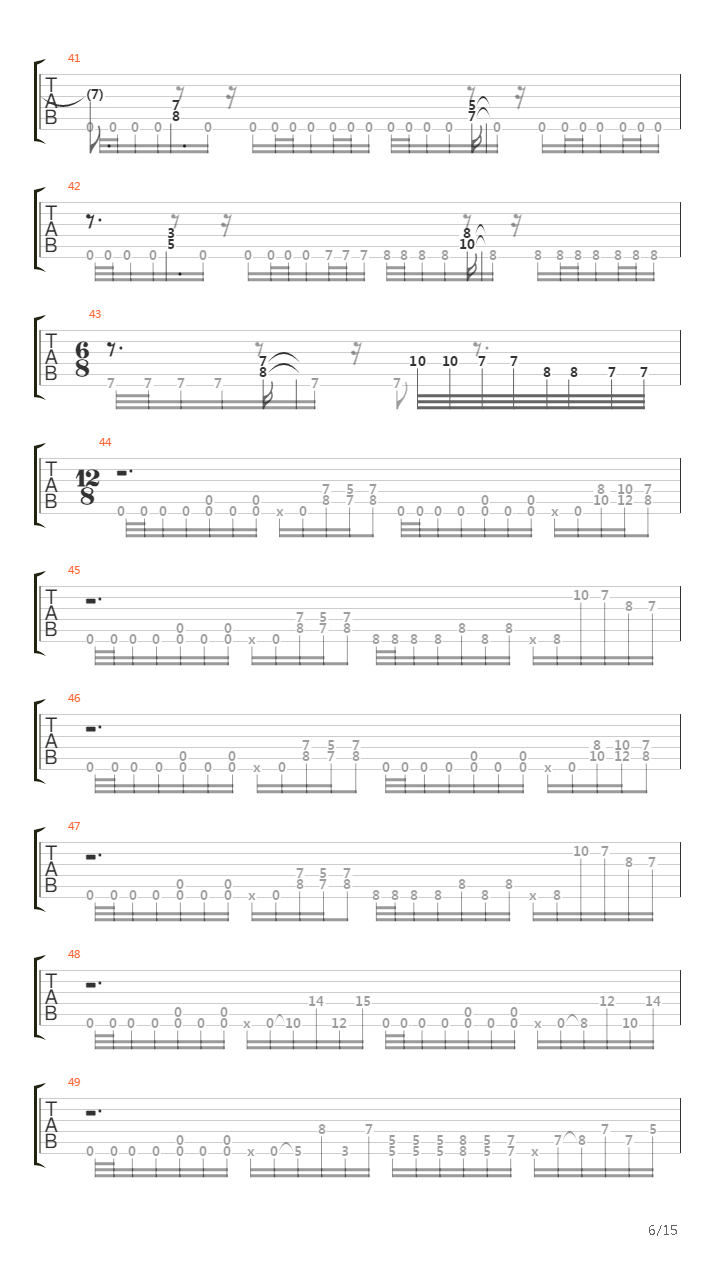 Acoustimetallus Plectrus吉他谱